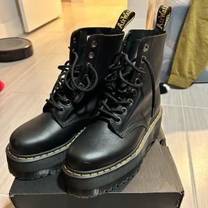 Original Dr. Martens leather platform boots